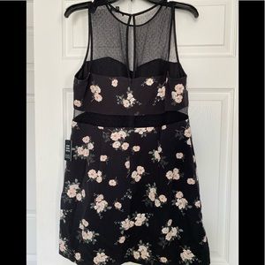Express Black Floral dress!